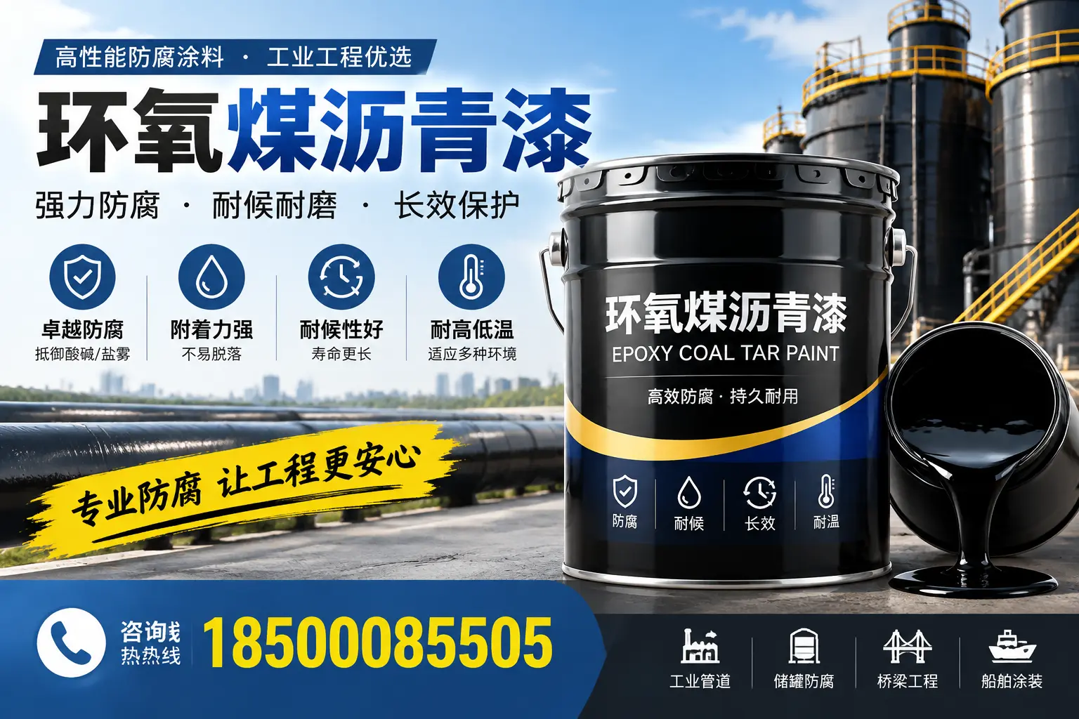 环氧煤沥青漆的施工方法与注意事项，确保在岳阳顺利完成